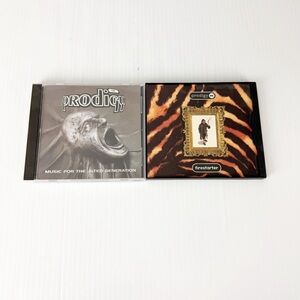 Bundle Set of 2 The Prodigy Audio Music CDs Jilted Generation Firestarter